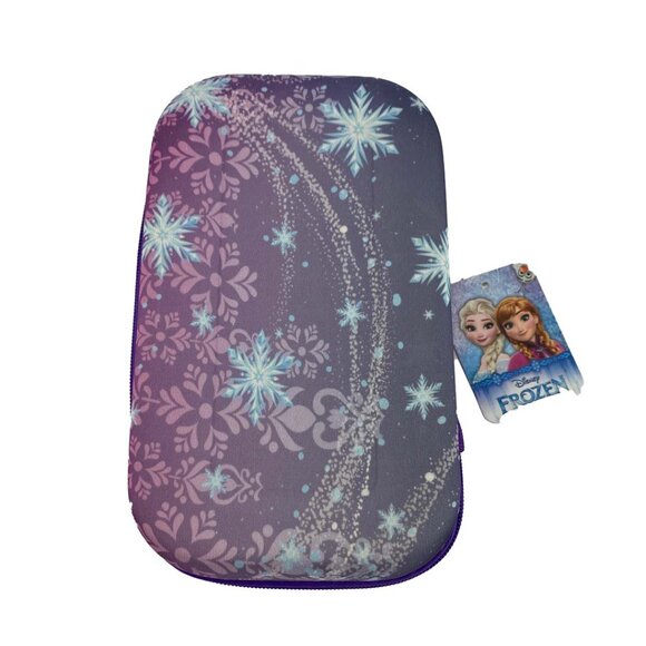 Disney Frozen Pencil Case | Molded | Hardshell | Zipper Closure | Elsa & Anna - Picture 2 of 4